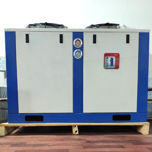 亳州厂家u型冷凝器丹佛斯制冷机组冷冻压缩机风冷式冷冻机